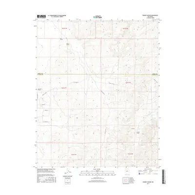 2017 Map of Bonine Canyon, 2017 Print