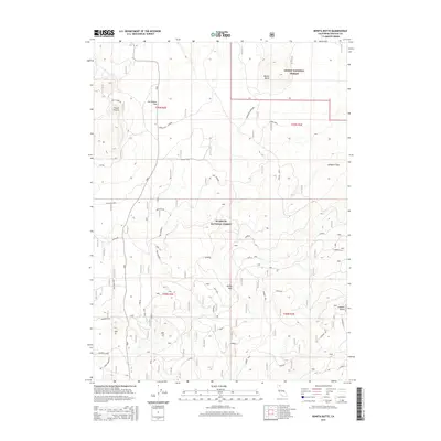 2015 Map of Bonita Butte, 2015 Print