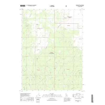 2018 Map of Bonita Butte, 2018 Print