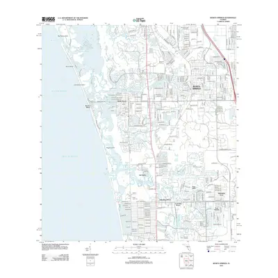 2012 Map of Bonita Springs, 2012 Print