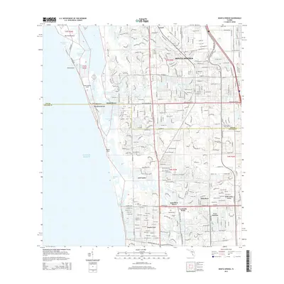 2015 Map of Bonita Springs, 2015 Print