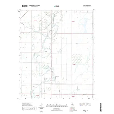 2018 Map of Bonita SW, 2018 Print