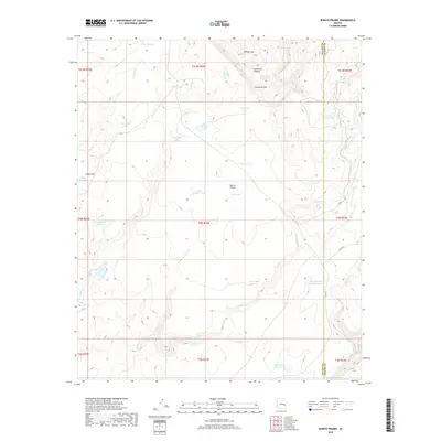2018 Map of Bonito Prairie, 2018 Print