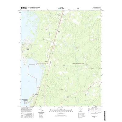 2017 Map of Bonneau, 2017 Print