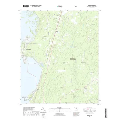 2020 Map of Bonneau, 2020 Print