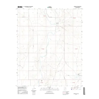 2017 Map of Bonner Lake, 2017 Print