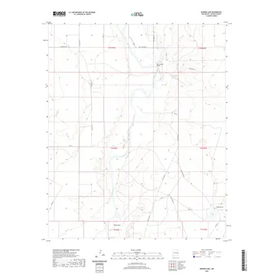 2020 Map of Bonner Lake, 2020 Print