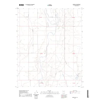 2023 Map of Bonner Lake, 2023 Print