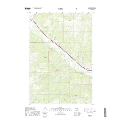 2020 Map of Bonner, 2020 Print
