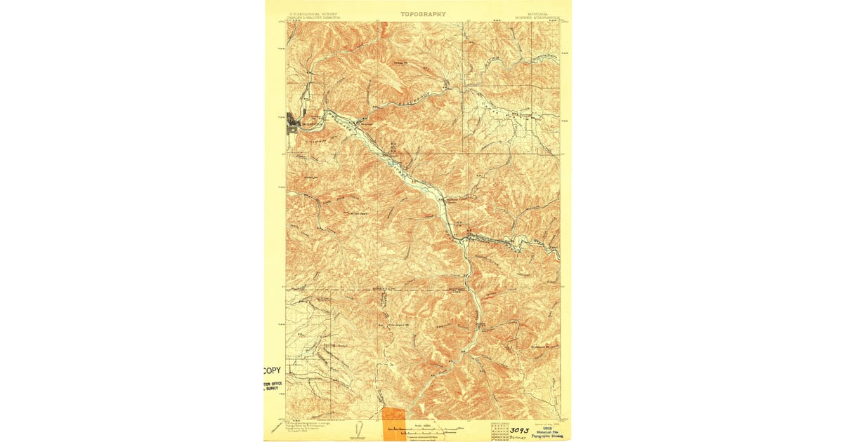 Old Maps of Miller, MT for Genealogy | Pastmaps