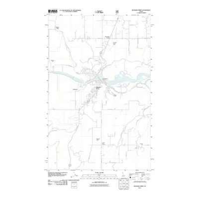 2011 Map of Bonners Ferry, 2011 Print