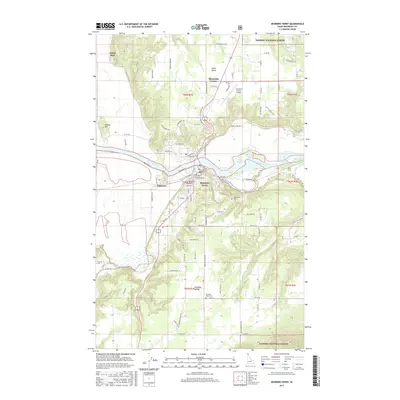 2017 Map of Bonners Ferry, 2017 Print
