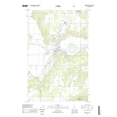 2020 Map of Bonners Ferry, 2020 Print