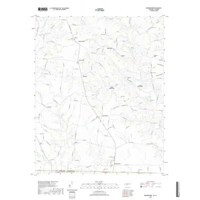 2019 Map of Bonnertown, 2019 Print