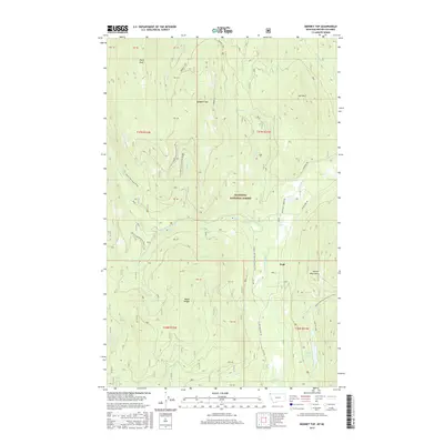 2017 Map of Bonnet Top, 2017 Print