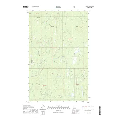 2020 Map of Bonnet Top, 2020 Print