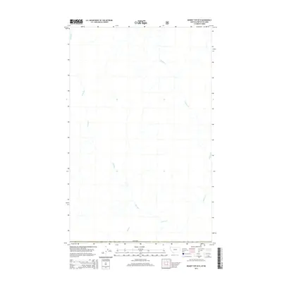 2014 Map of Bonnet Top OE N, 2014 Print