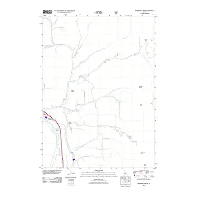 2011 Map of Bonneville Peak, 2011 Print