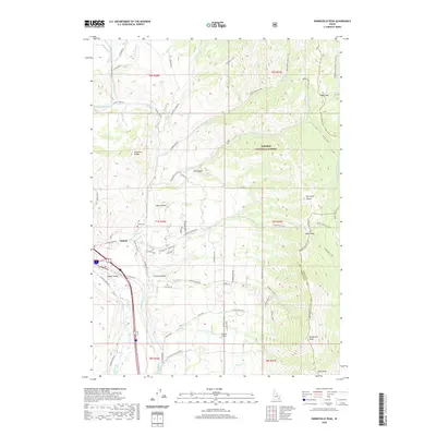 2020 Map of Bonneville Peak, 2020 Print