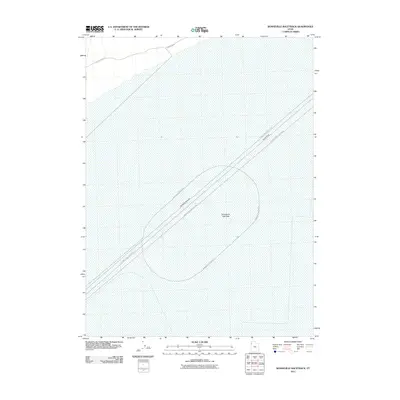 2011 Map of Bonneville Racetrack, 2011 Print