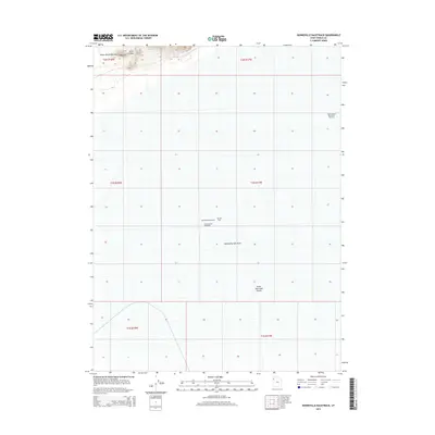 2014 Map of Bonneville Racetrack, 2014 Print