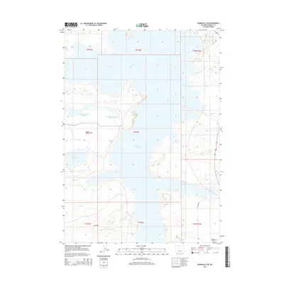 2015 Map of Bonneville SW, 2015 Print