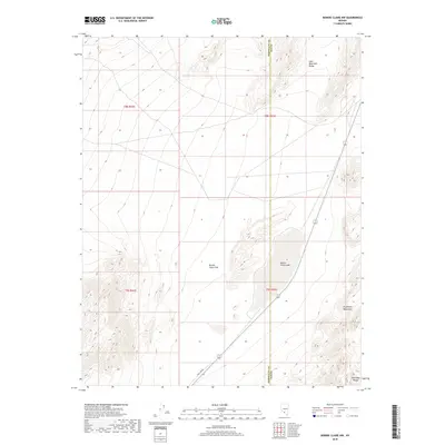 2018 Map of Bonnie Claire NW, 2018 Print