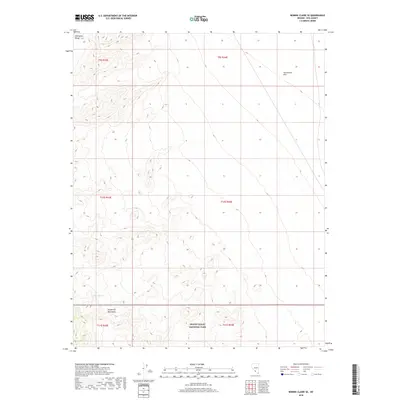 2018 Map of Bonnie Claire SE, 2018 Print