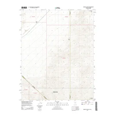 2014 Map of Bonnie Claire SW, 2014 Print