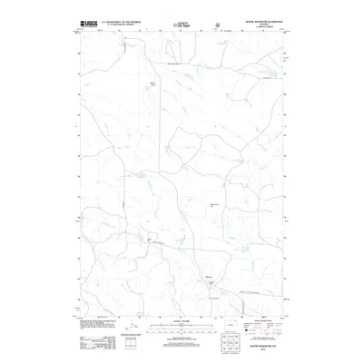 2012 Map of Bonnie Reservoir, 2012 Print