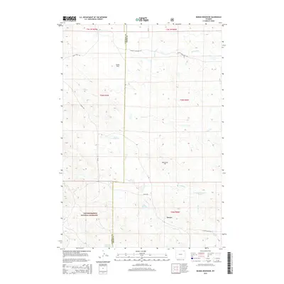 2015 Map of Bonnie Reservoir, 2015 Print