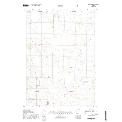 2017 Map of Bonnie Reservoir, 2017 Print