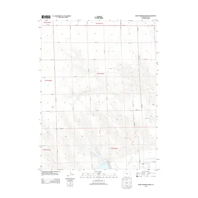2013 Map of Bonny Reservoir North, 2013 Print
