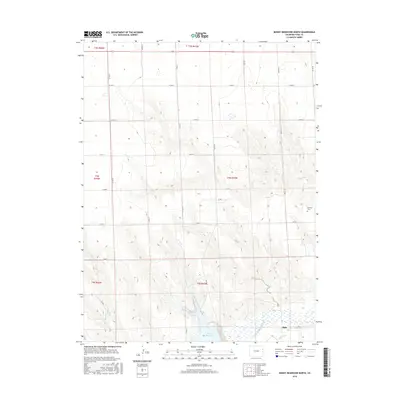 2016 Map of Bonny Reservoir North, 2016 Print
