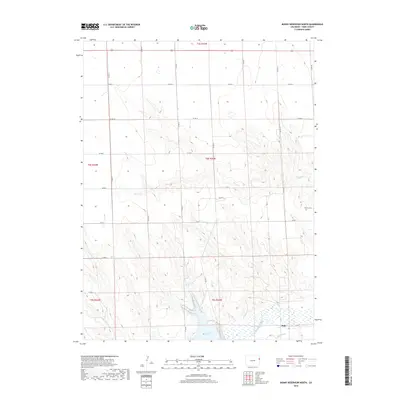 2019 Map of Bonny Reservoir North, 2019 Print