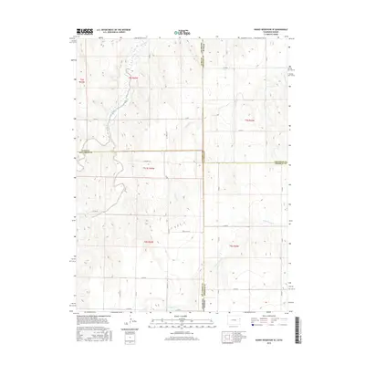 2016 Map of Bonny Reservoir SE, 2016 Print