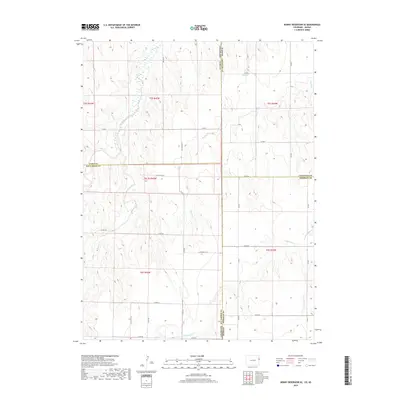 2019 Map of Bonny Reservoir SE, 2019 Print