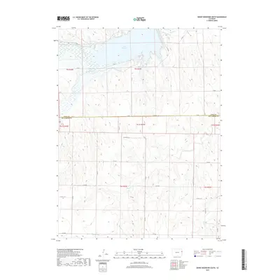 2019 Map of Bonny Reservoir South, 2019 Print