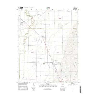 2017 Map of Bono, 2017 Print