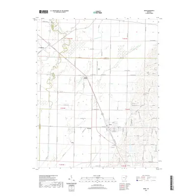 2020 Map of Bono, 2020 Print
