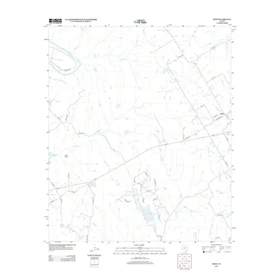 2013 Map of Bono, 2013 Print