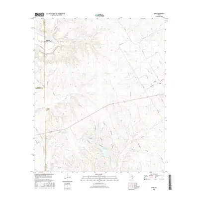 2016 Map of Bono, 2016 Print