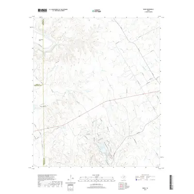 2019 Map of Bono, 2019 Print