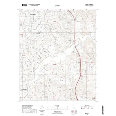2018 Map of Bonsall, 2018 Print
