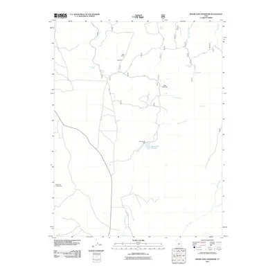 2011 Map of Boobe Hole Reservoir, 2011 Print
