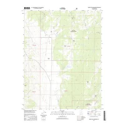 2017 Map of Boobe Hole Reservoir, 2017 Print