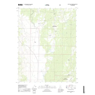 2020 Map of Boobe Hole Reservoir, 2020 Print