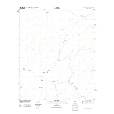 2011 Map of Booger Canyon, 2011 Print