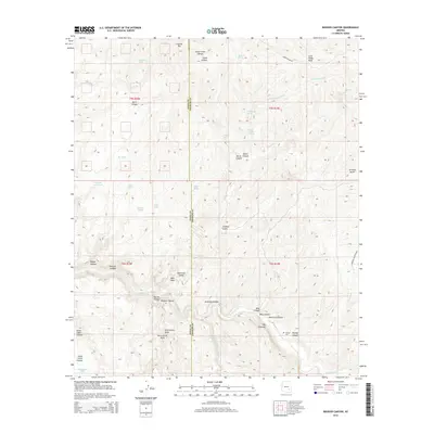 2014 Map of Booger Canyon, 2014 Print