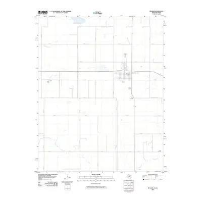 2010 Map of Booker, 2010 Print